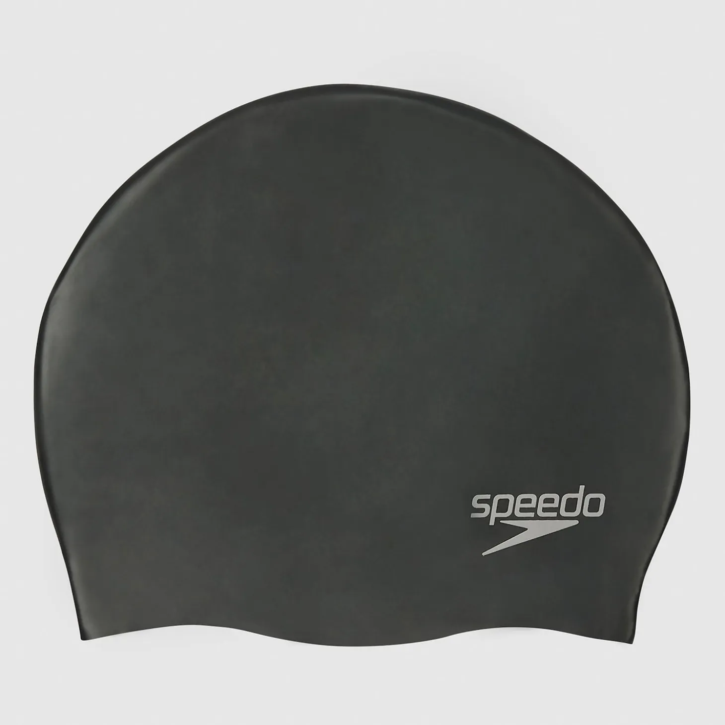 Adult Plain Moulded Silicone Cap Black