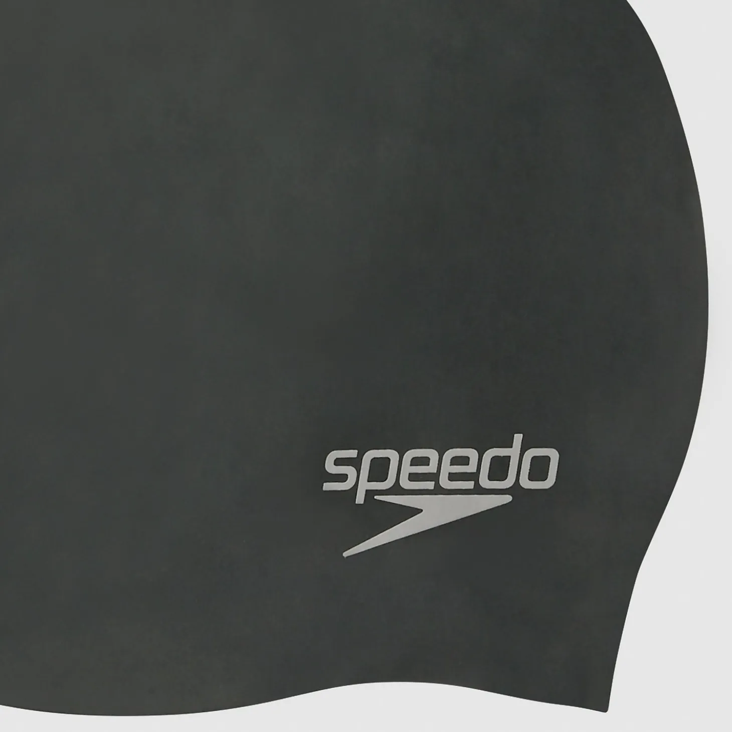 Adult Plain Moulded Silicone Cap Black