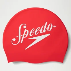 Adult Speedo Logo Cap Red