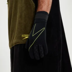 Adult Swim Gloves Black/Yellow