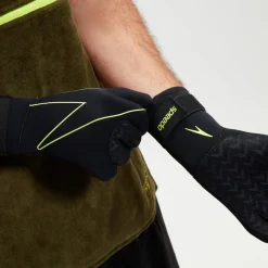 Adult Swim Gloves Black/Yellow