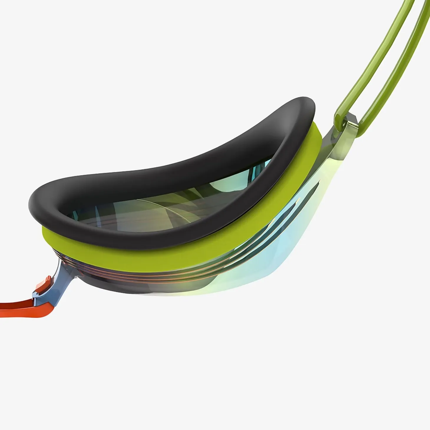 Adult Vengeance Mirror Goggles Green/Orange