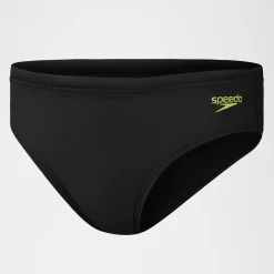 Boys 6.5cm Logo Brief Black/Yellow