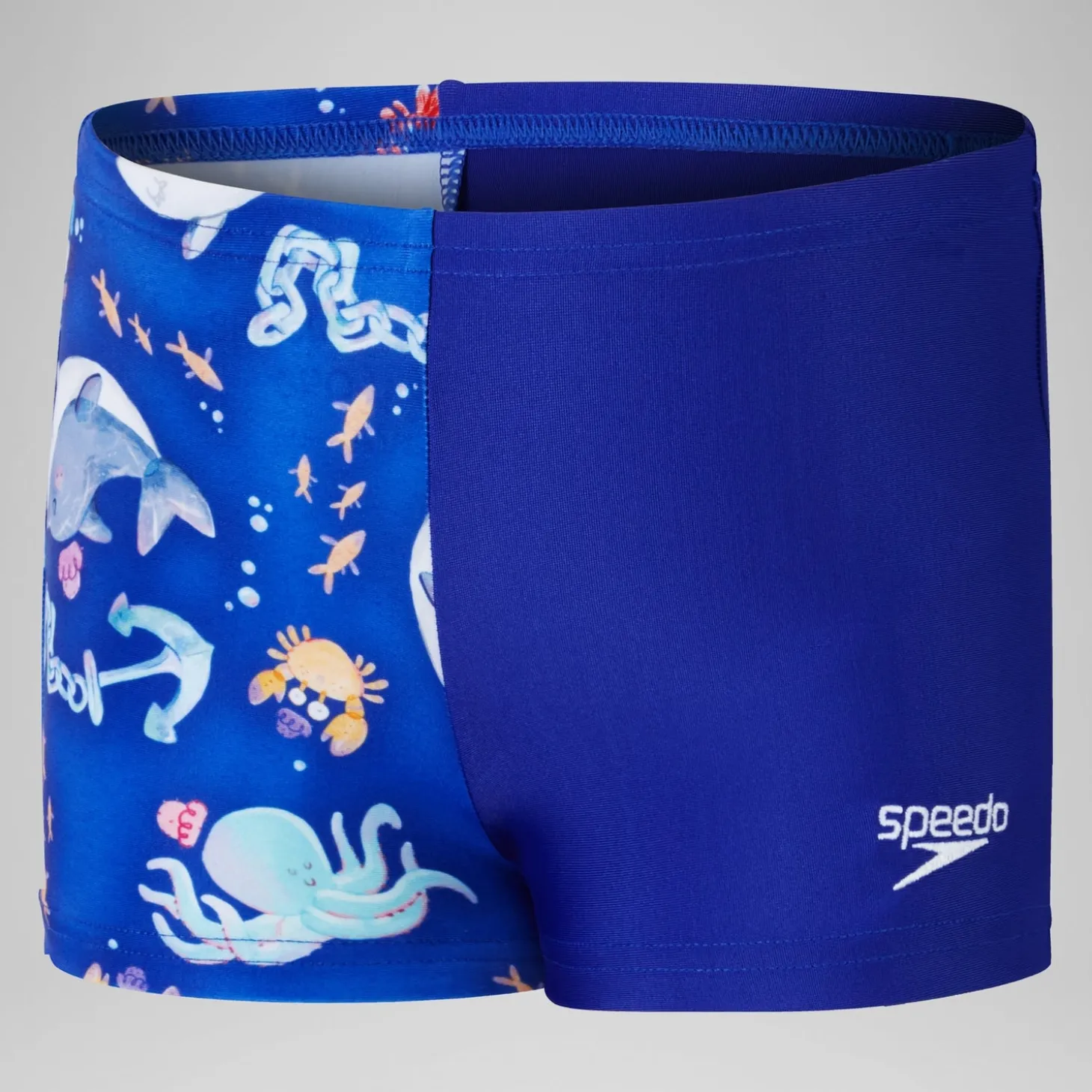 Boys' Digital Allover Aquashort Blue