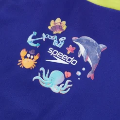 Boys' Digital Long Sleeve Rash Top Blue