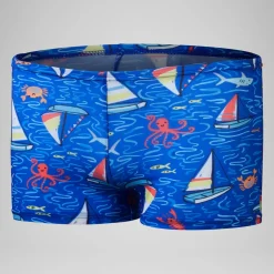 Boys Digital Short Sleeve Rash Top Set Red/Blue