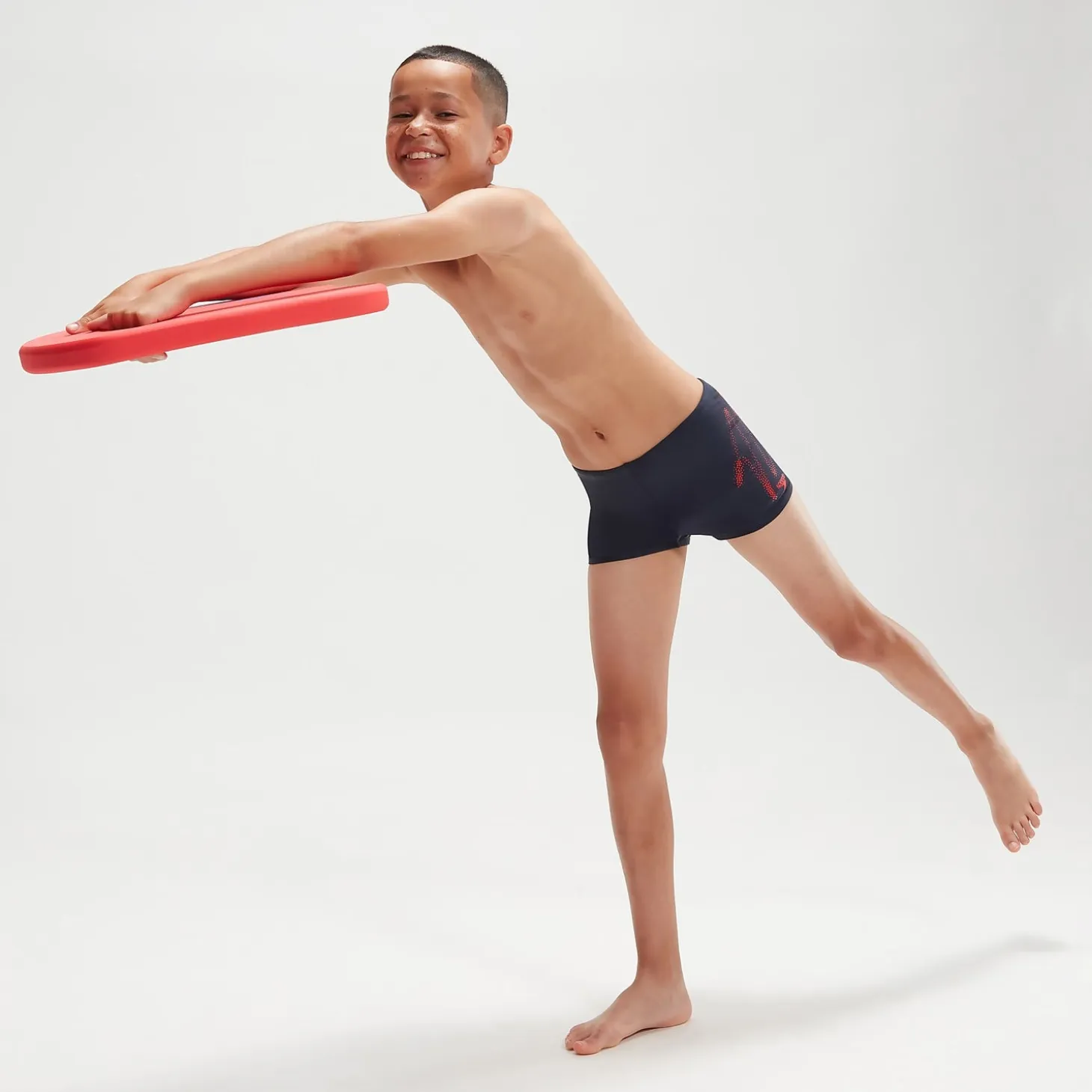 Boys' Hyper Boom Aquashorts Navy/Red