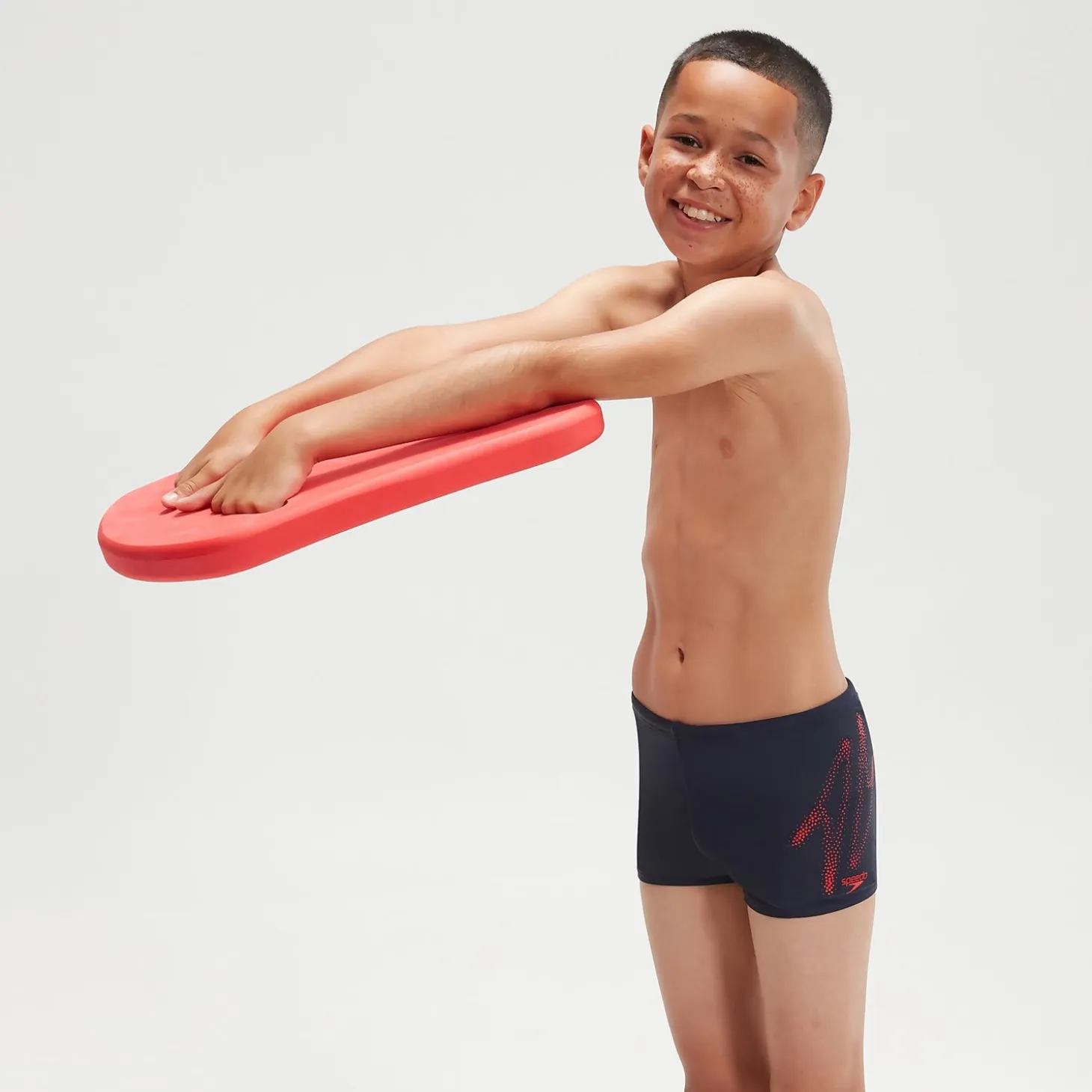 Boys' Hyper Boom Aquashorts Navy/Red