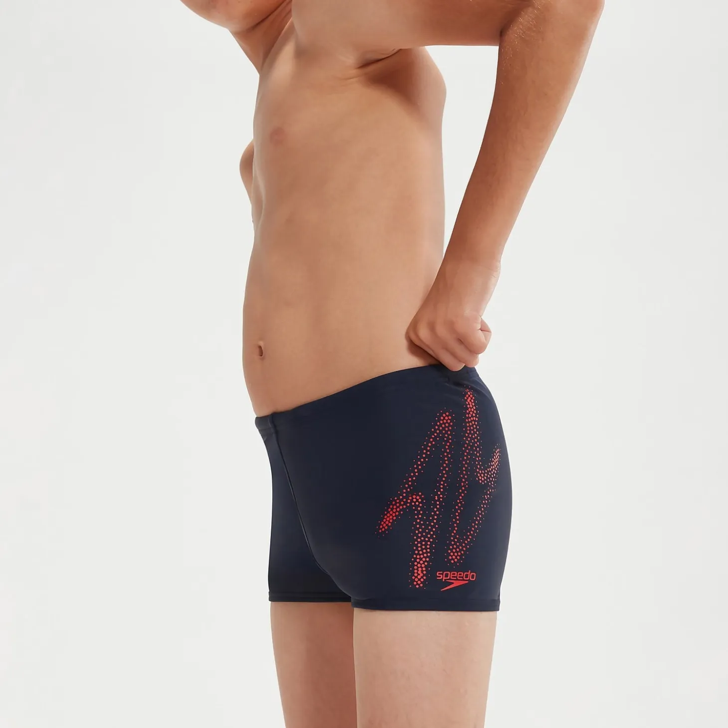 Boys' Hyper Boom Aquashorts Navy/Red