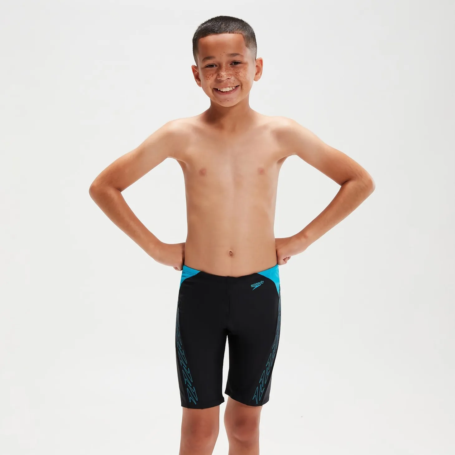 Boys' Hyper Boom Jammer Black/Blue