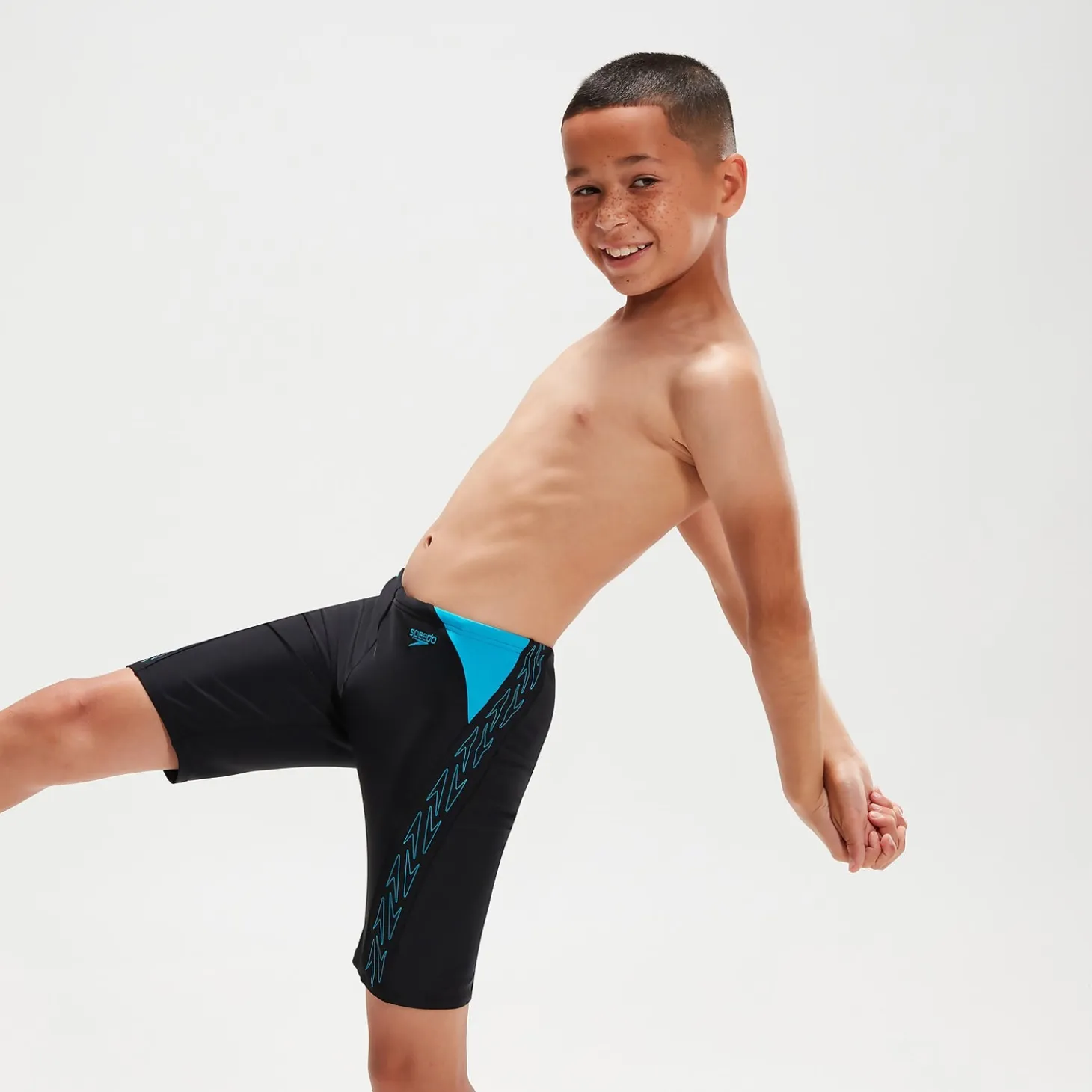 Boys' Hyper Boom Jammer Black/Blue
