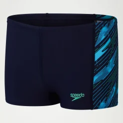 Boys HyperBoom Panel Aquashort Navy/Green