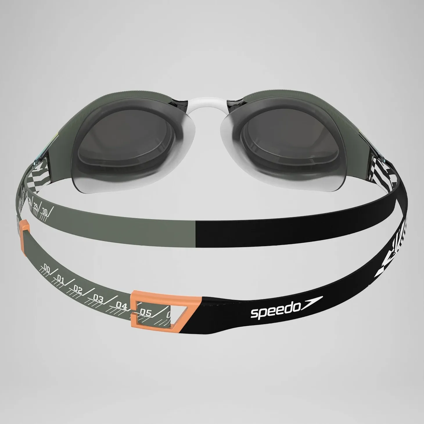 Fastskin Hyper Elite Mirror Goggles Green/Black/Orange
