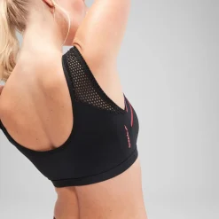 FLU3NTE Mesh Crop Top Grey
