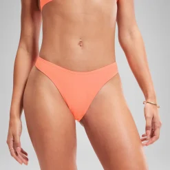 FLU3NTE Sccop Bikini Bottom Coral