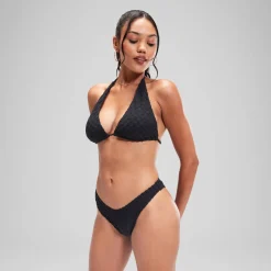 FLU3NTE Terry Triange Bikini Top Grey