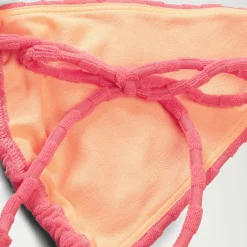 FLU3NTE Terry Triange Bikini Top Pink
