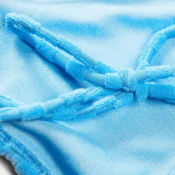FLU3NTE Terry Triange Bikini Top Blue