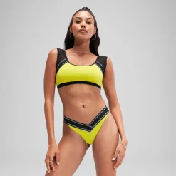 FLU3NTE V Scoop Bikini Bottom Green