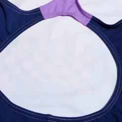 Girls Digital Placement Splashback Swimsuit Navy/Pink