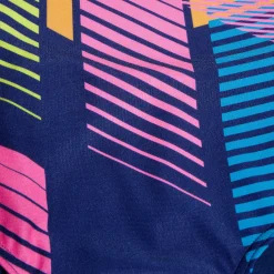Girls Digital Placement Splashback Swimsuit Blue/Pink