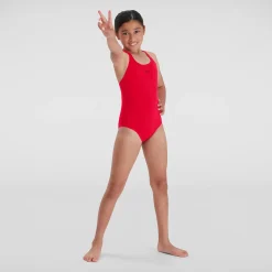 Girls' Endurance+ Medalist Swimsuit Red