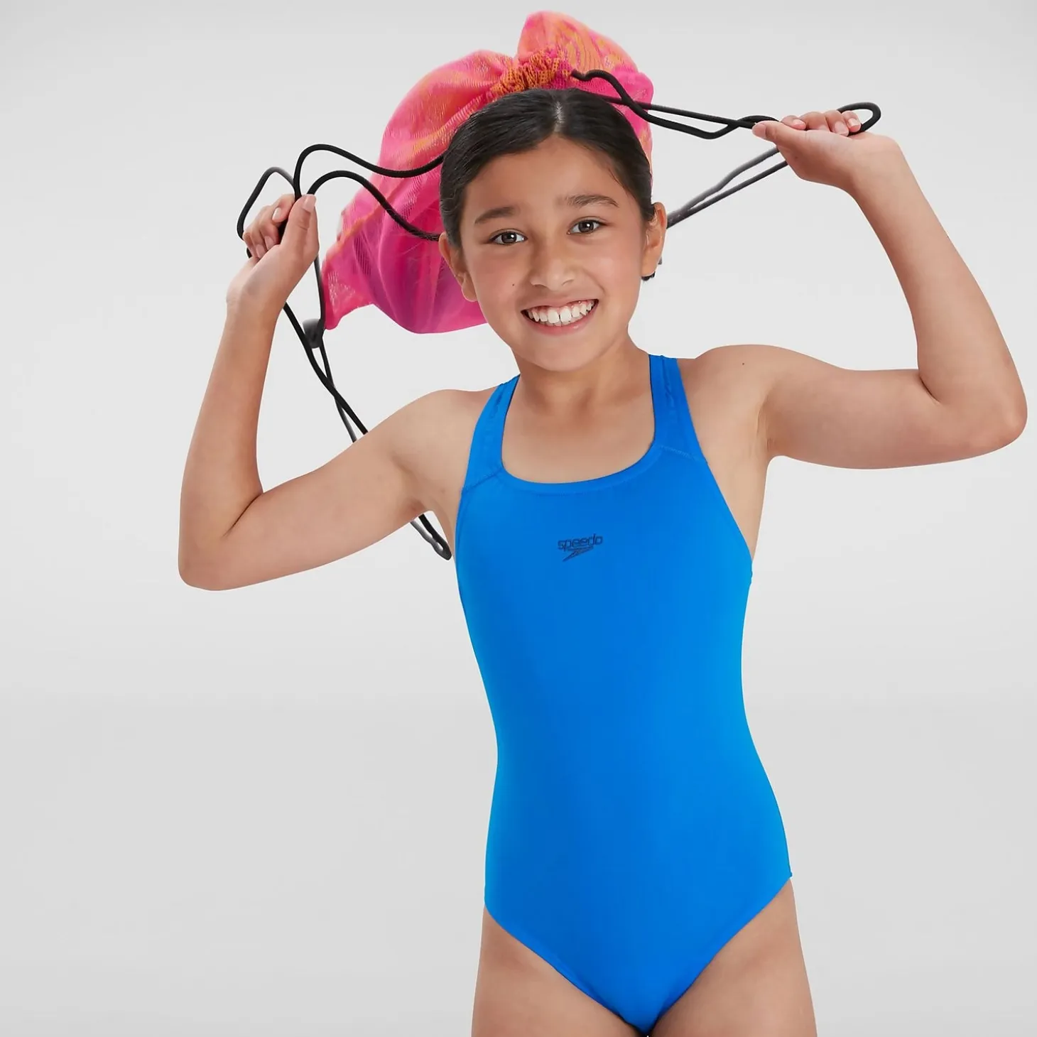 Girls' Endurance+ Medalist Swimsuit Blue
