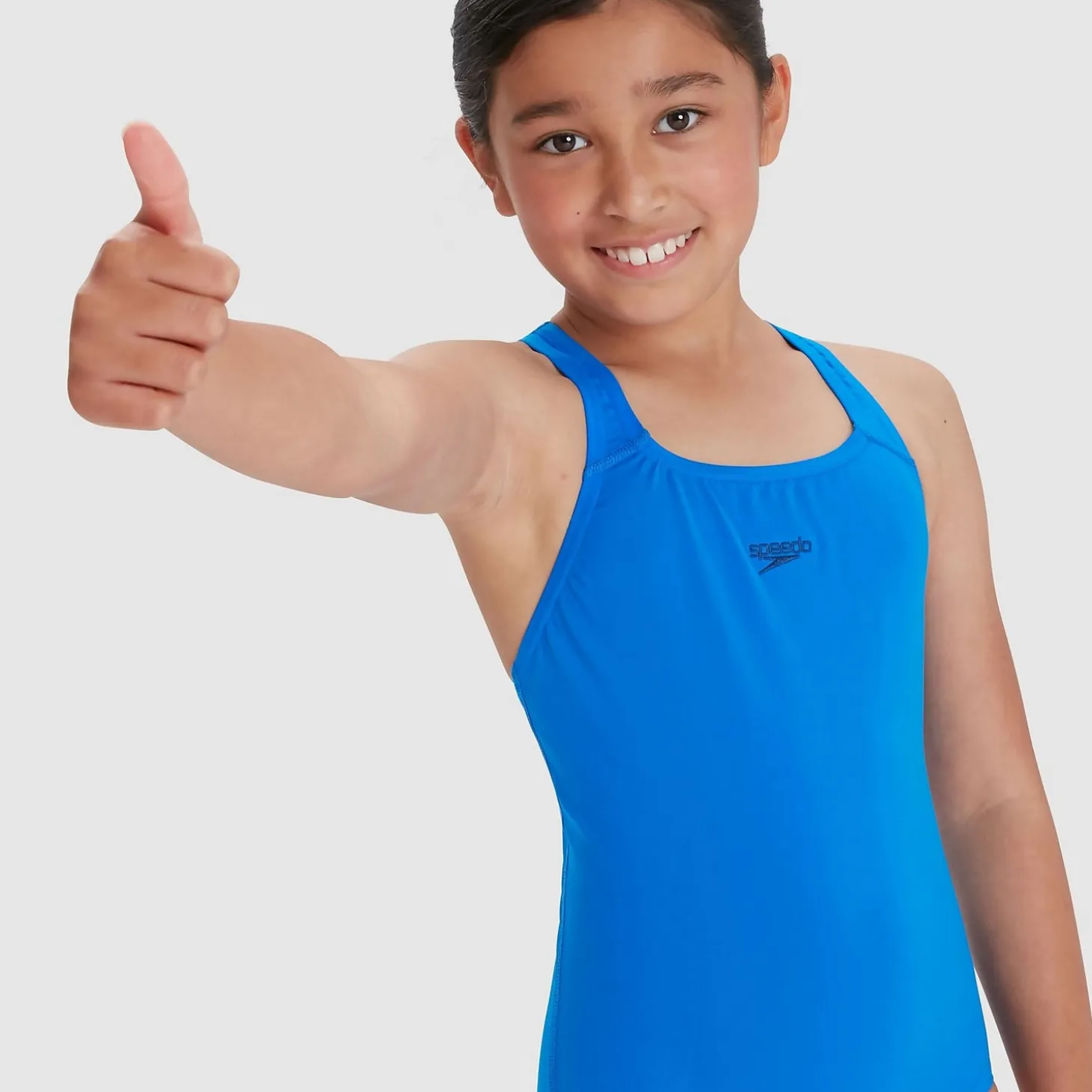 Girls' Endurance+ Medalist Swimsuit Blue