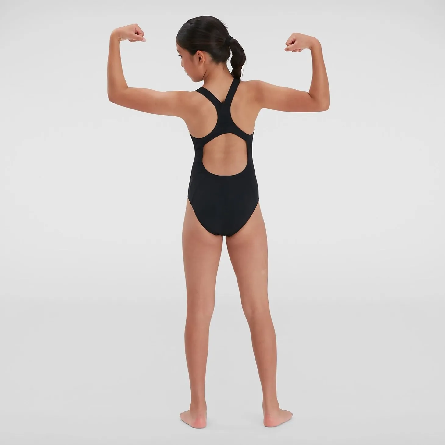 Girls' Endurance+ Medalist Swimsuit Black