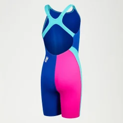 Girls' Fastskin Endurance+ Openback Kneeskin Blue/Green