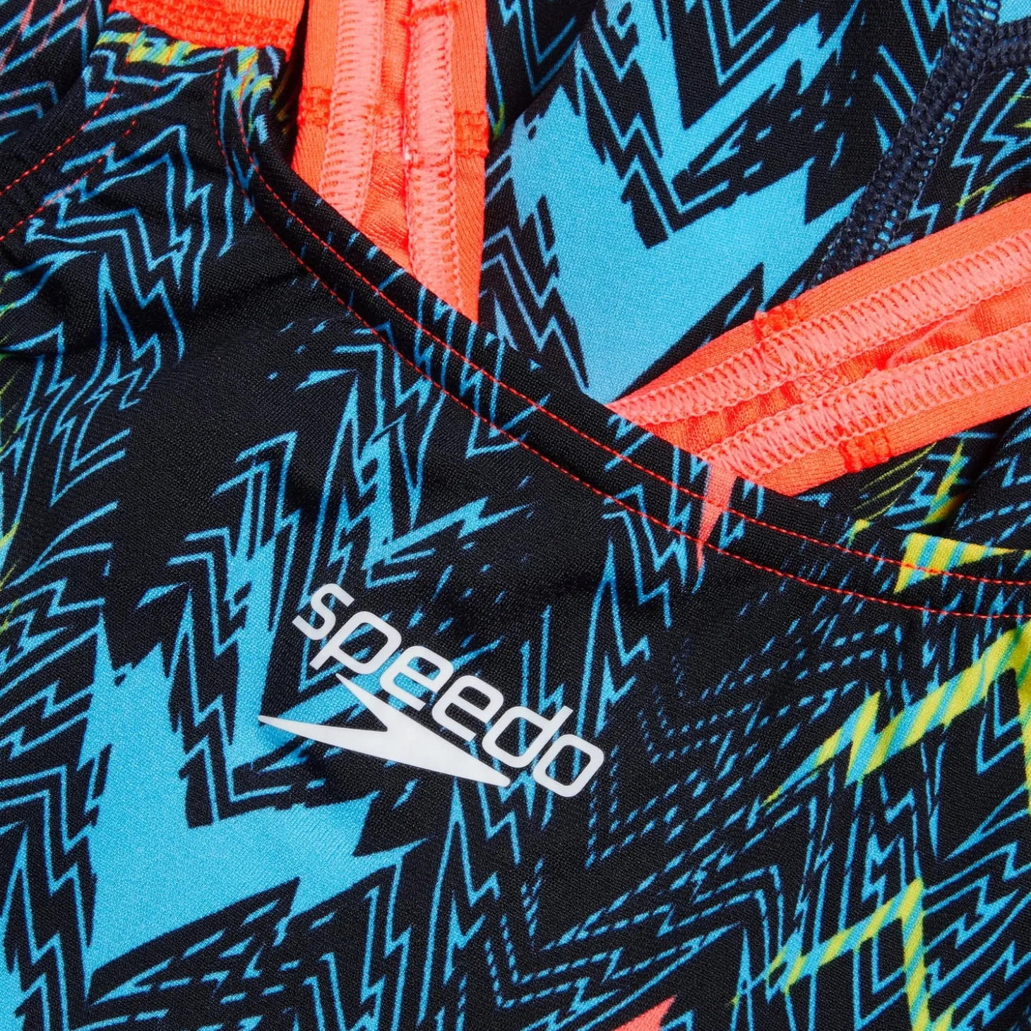 Girls' Fastskin Endurance+ Max Openback Kneeskin Teal/Blue/Red