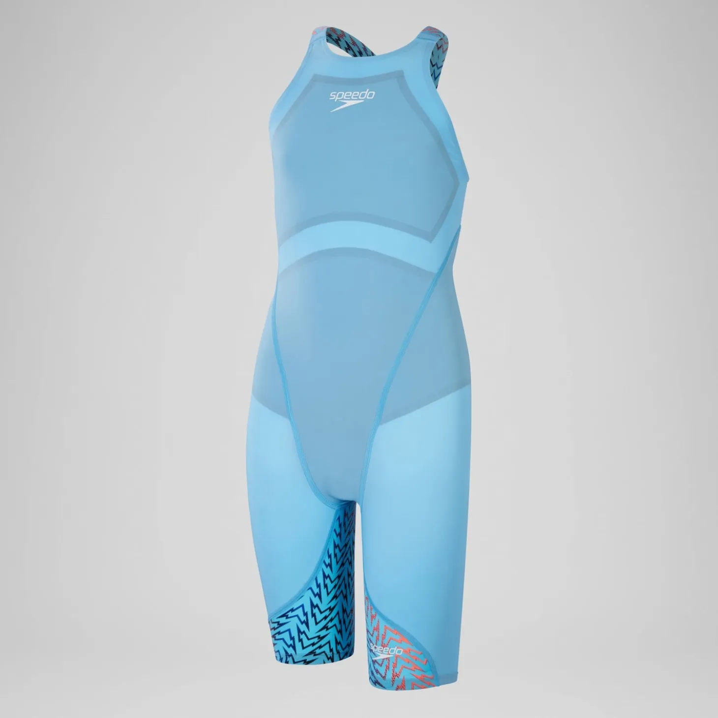 Girls' Fastskin LZR Ignite Kneeskin Blue/Red