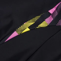 Girls' Printed Panel Legsuit Black/Pink