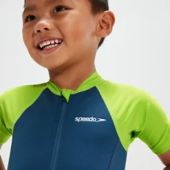 Infant Boy's Learn To Swim Essential Wetsuit Blue