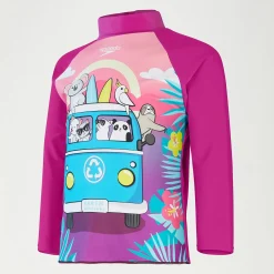 Infant Girls' Long Sleeve Rash Top Purple