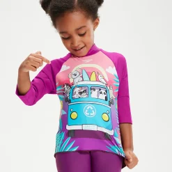 Infant Girls' Long Sleeve Rash Top Purple