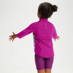 Infant Girls' Long Sleeve Rash Top Purple