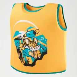 Infant Learn to Swim Aanadi Bengali Tiger Cub Float Vest Orange