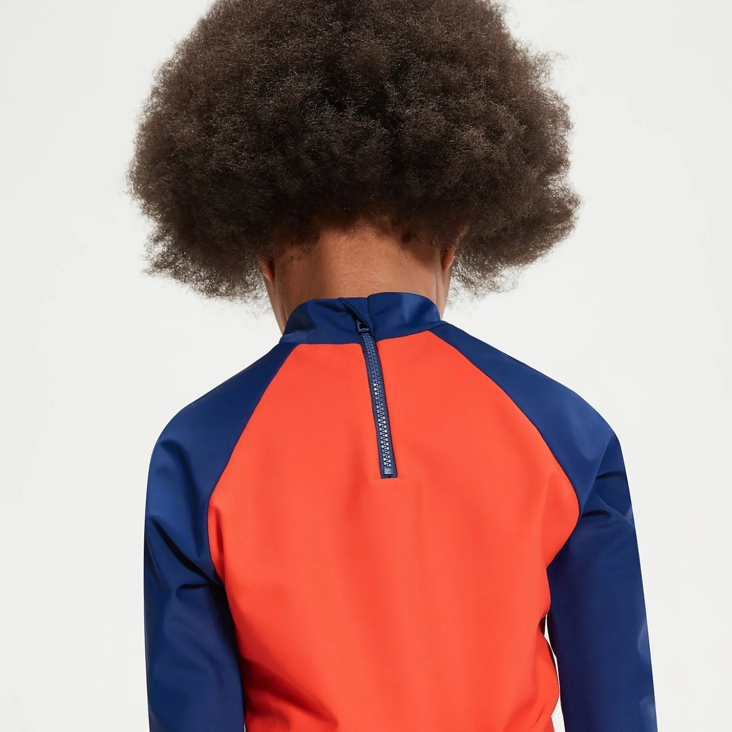 Infant Unisex Learn To Swim Essential Rash Top Blue/Coral