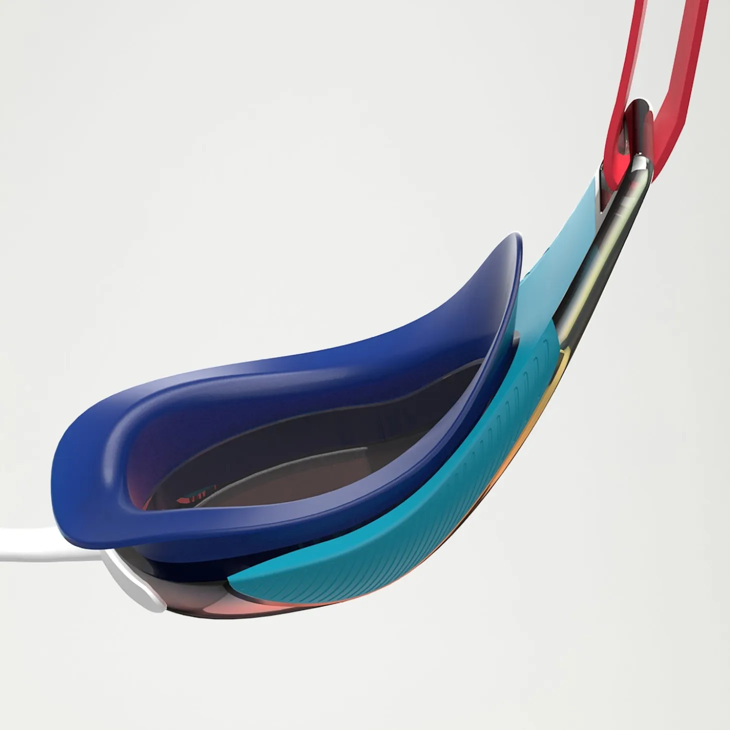 Junior Fastskin Hyper Elite Mirror Goggles Red/Blue