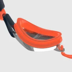 Junior Jet Mirror Goggles Navy/Volcanic Orange/Chrome