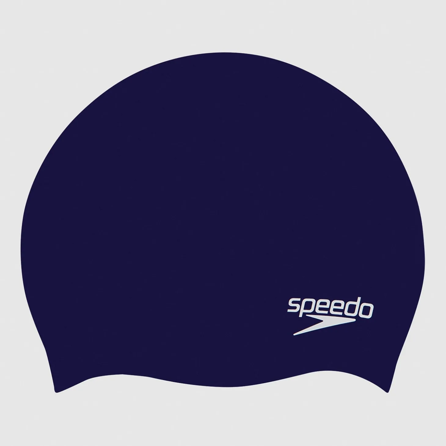 Junior Plain Moulded Silicone Cap Navy