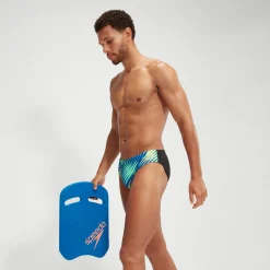 Men's Allover 7cm Allover Digital Brief Black/Blue