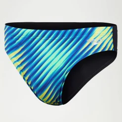 Men's Allover 7cm Allover Digital Brief Black/Blue