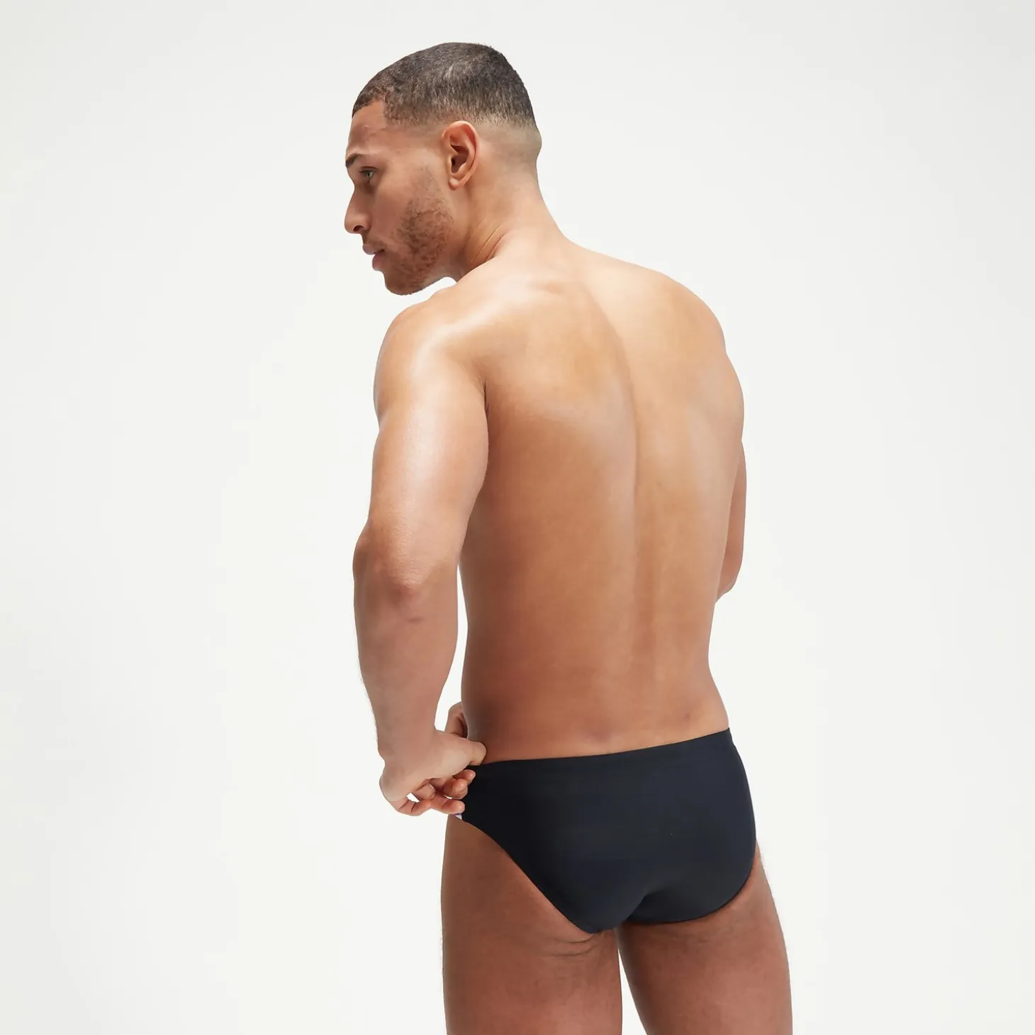Men's Allover Digital 7cm Brief Black/Blue