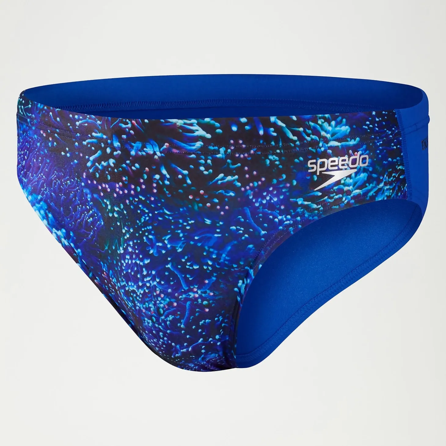 Men's Allover Digital 7cm Brief Black/Blue