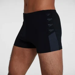 Men's Boom Logo Splice Aquashort Black