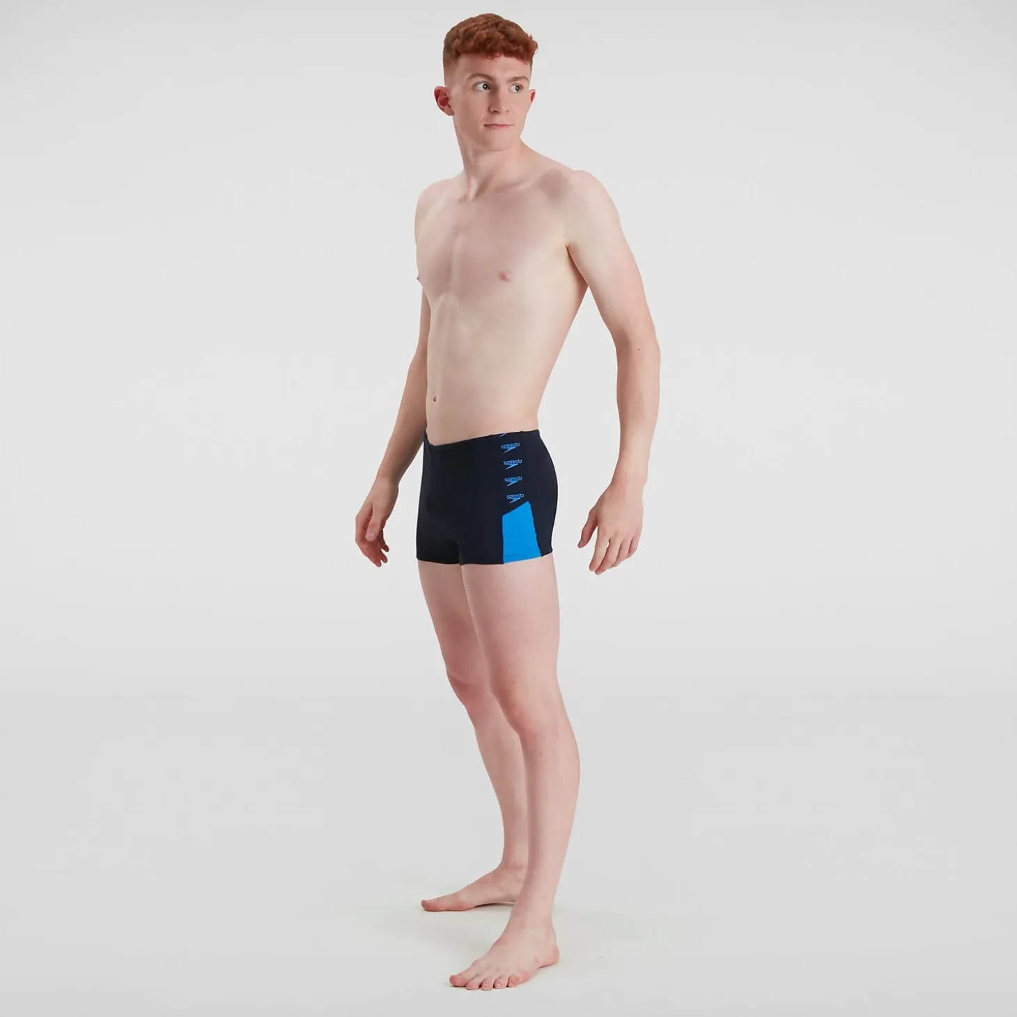 Men's Boom Logo Splice Aquashort Navy/Blue