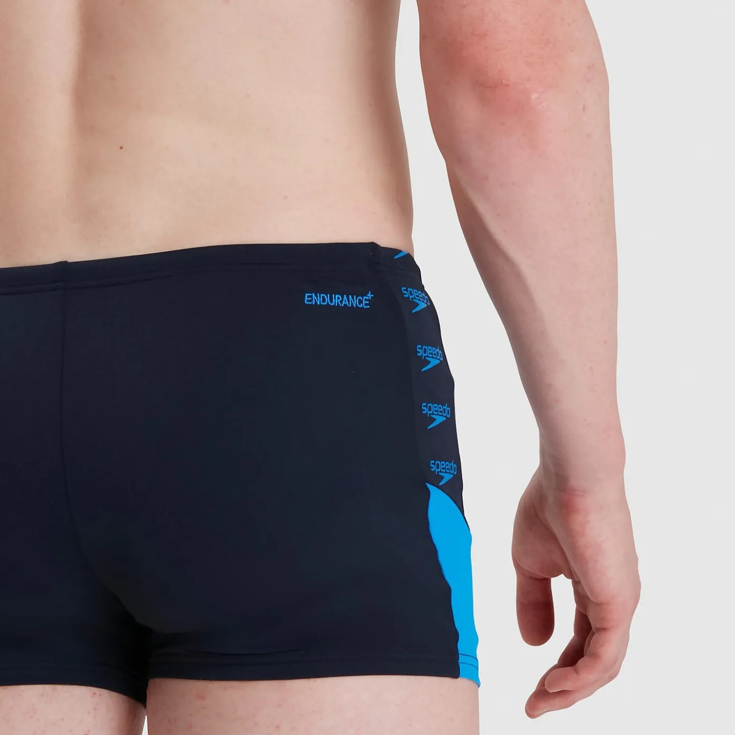 Men's Boom Logo Splice Aquashort Navy/Blue