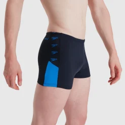 Men's Boom Logo Splice Aquashort Navy/Blue